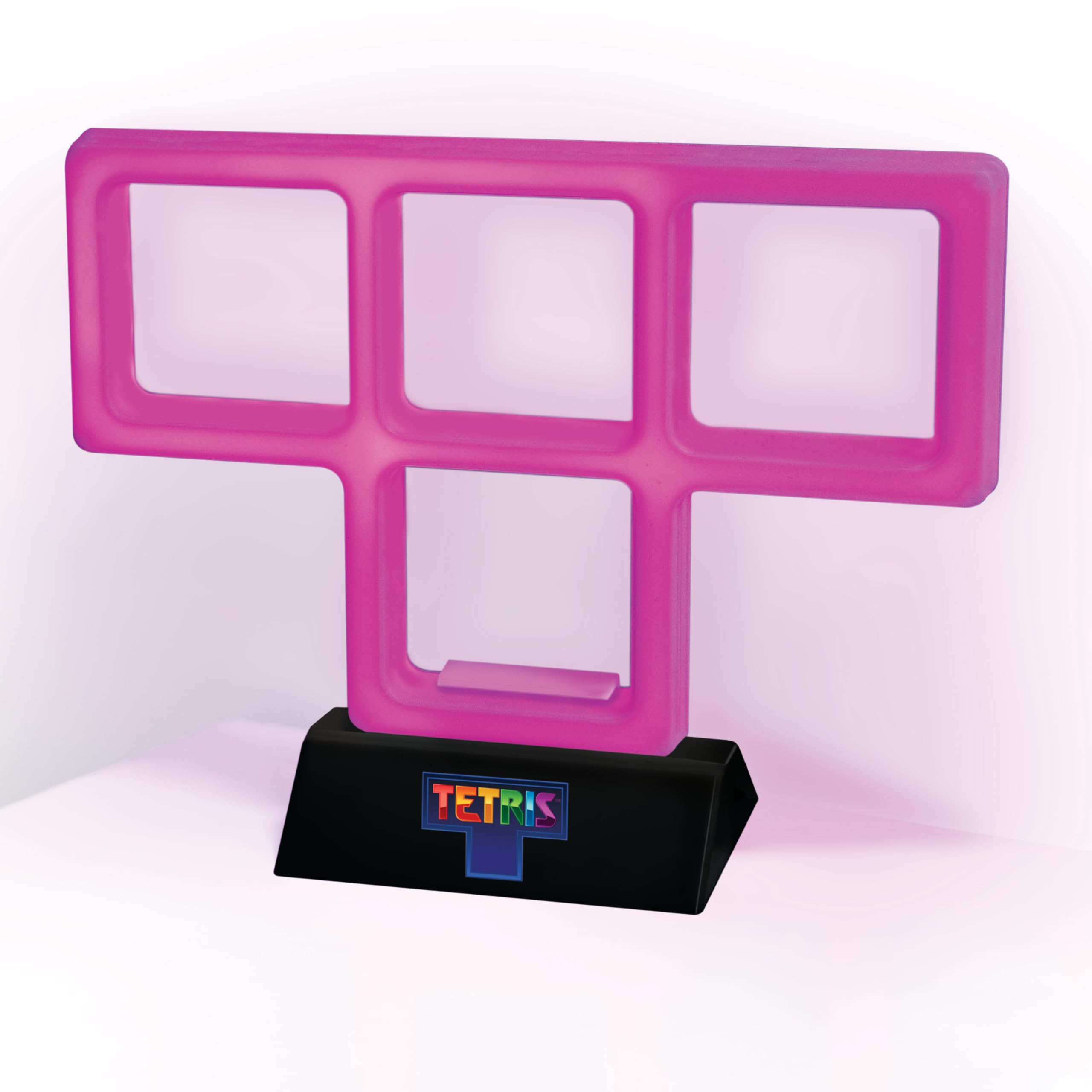 Fizz Creations Tetris Tetrimino Purple LED T Light - Retro Gaming Gift with USB Power & Wall Mount | Classic Gameboy Inspired Ambient Lighting for Bedroom, Game Room & Office Decor