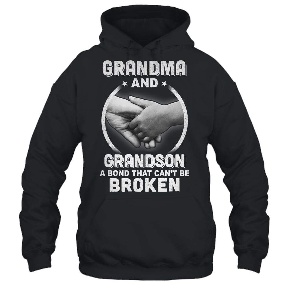 Grandma and Grandson Matching Outfits - Heartwarming Bond T-Shirt & Hoodie Set for Family Photos & Special Occasions