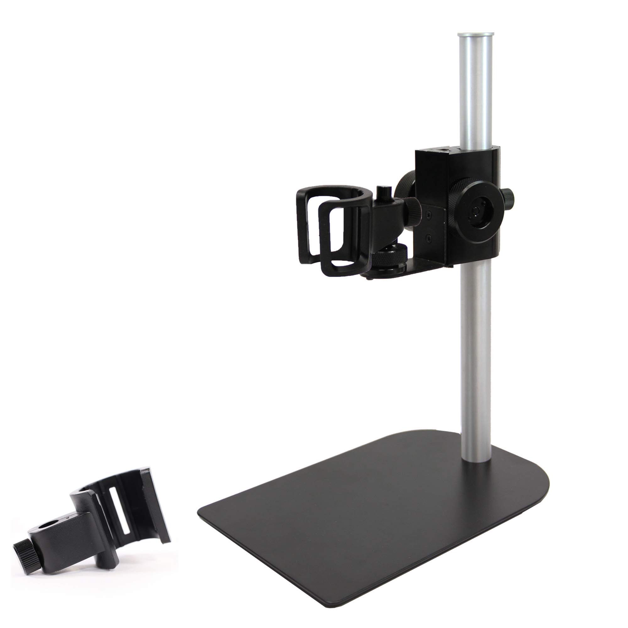 Dunwell Tech MS35B Adjustable Vertical Stand for Dino-Lite Microscopes | 8.07x4.92x12 Inch | Perfect for Lab Work & Precision Inspection