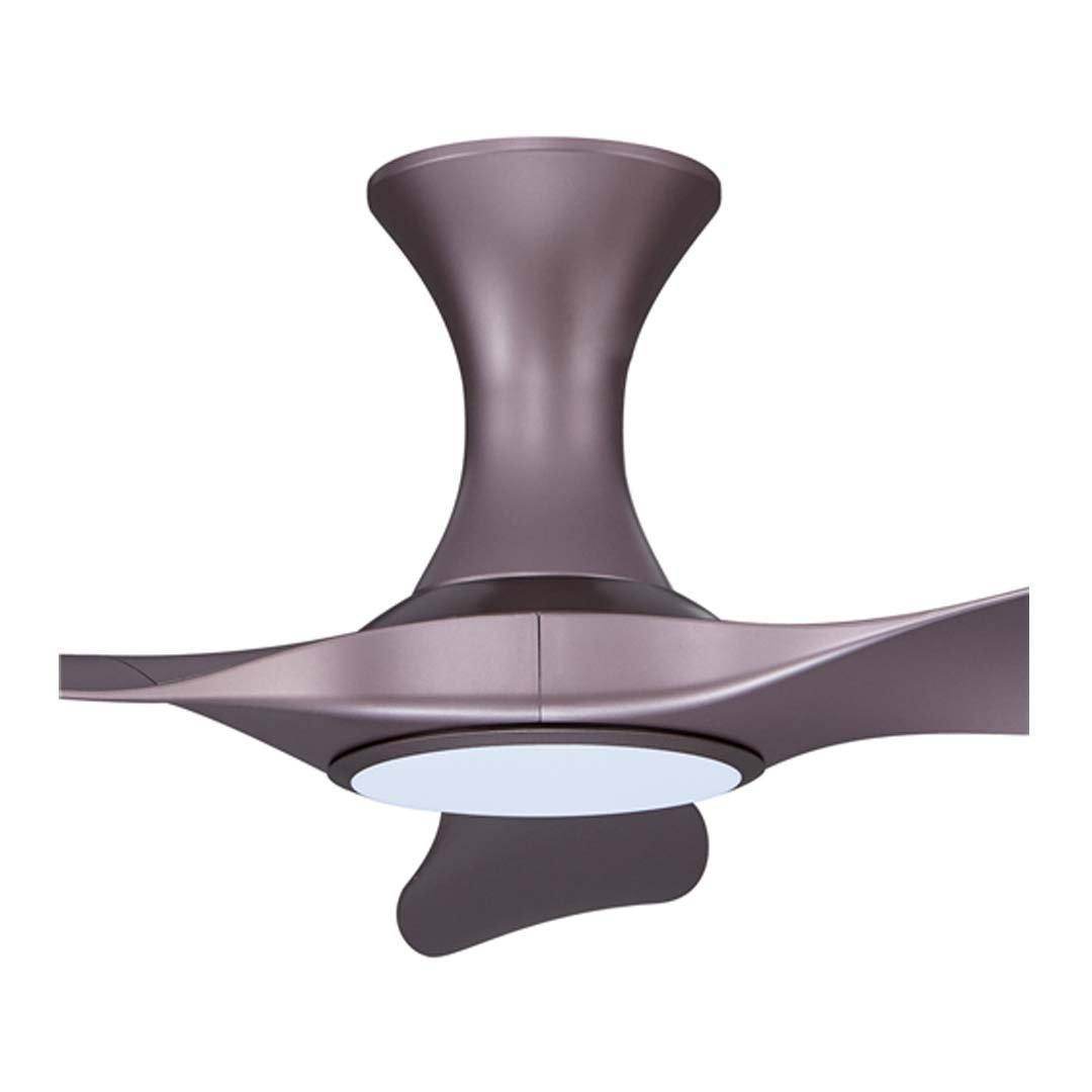 Efenz Troy 463 Ceiling Fan with LED Light Kit - 46 Inch Indoor/Outdoor Smart Fan with Remote Control - Perfect for Bedroom, Living Room, Patio & Covered Porch