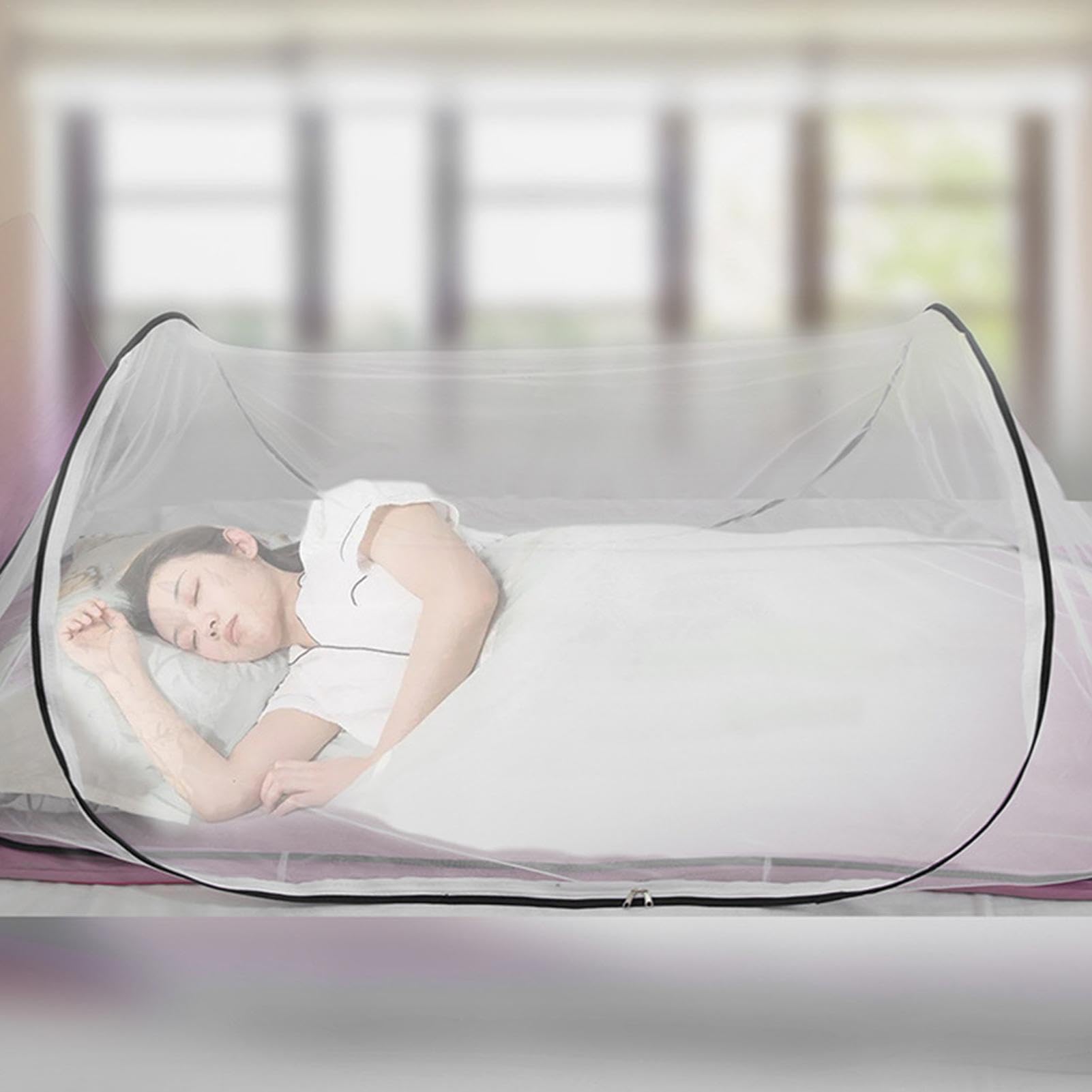 Portable Folding Mosquito Net for Camping & Travel - Baby & Adult Use