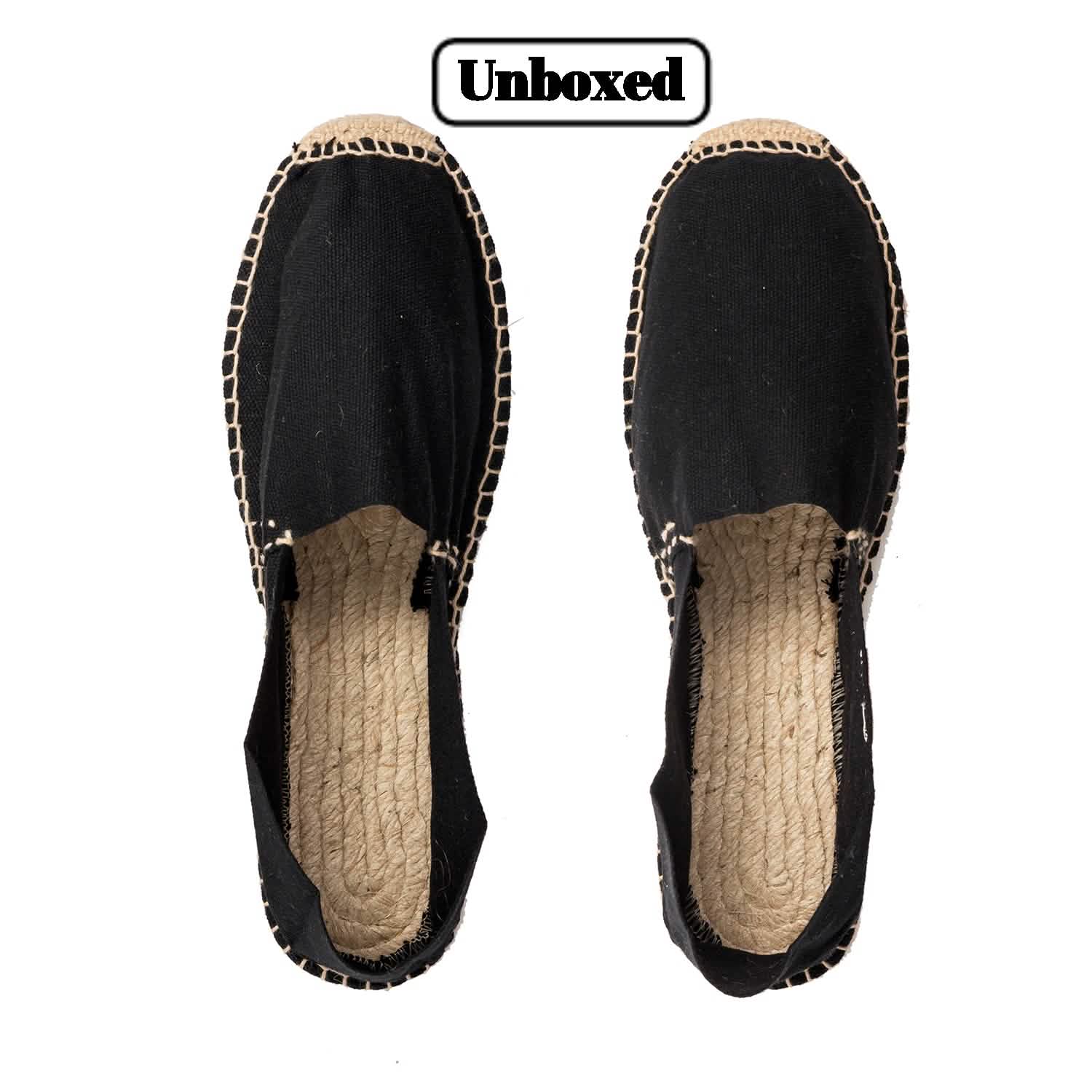 Men's Comfortable Cotton Blend Espadrilles with Jute Sole - Casual Summer Shoes for Beach, Vacation & Everyday Wear