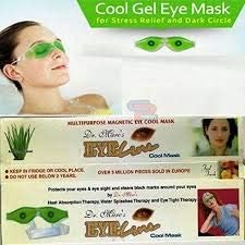 NAGANARAY Magnetic Eye Cool Mask with Aloe Vera Gel - Acupressure Ice Cooling Eye Mask for Stress Relief & Dark Circle Removal - Reusable Sleeping Eye Patches for Relaxation & Fatigue Relief - Perfect for Travel, Work, and Home Use