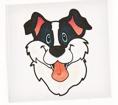 72 Pcs Puppy Dog Temporary Tattoos for Kids - Fun Party Favors, Birthday Gifts & School Rewards | Safe & Washable Animal Designs for Children's Events