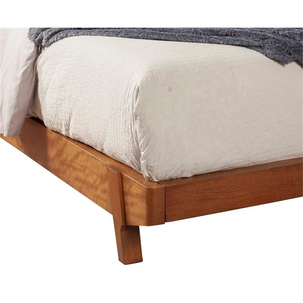 Home Square 3-Piece Bedroom Set - King Size Wood Platform Bed with 2 Nightstands | Modern Bedroom Furniture for Master Suite & Guest Room