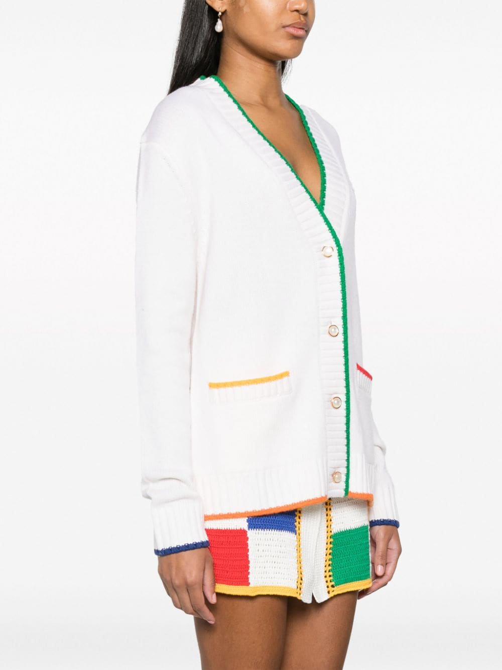 Casablanca White Sweaters for Women - Soft & Cozy Knit Pullover - Perfect for Fall & Winter Fashion, Office Wear & Casual Outfits