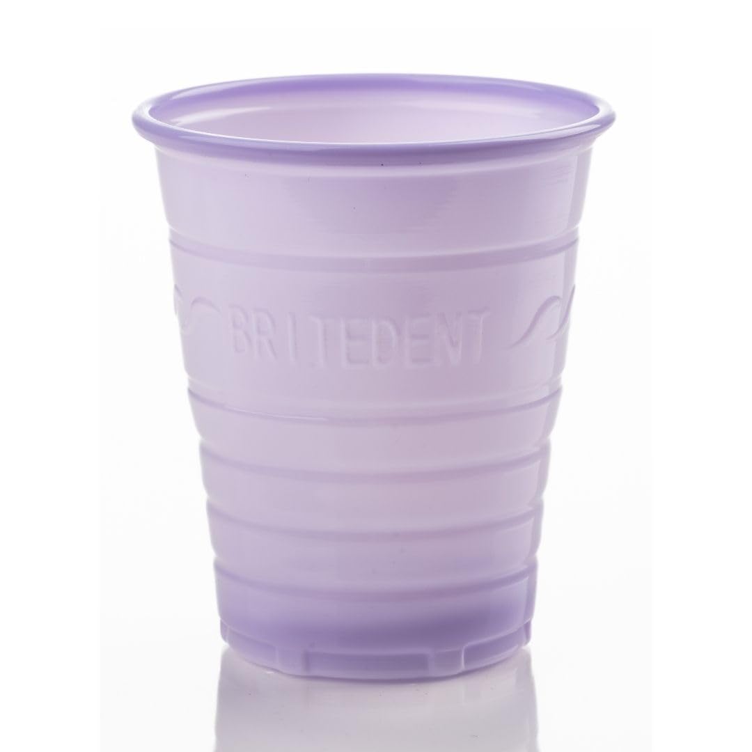 1000-Pack Purple/Lavender 5 oz Disposable Plastic Cups with Embossed Grip - Bulk Drinking Cups for Dental Offices, Hospitals, Home, Office & Picnics | Perfect for Parties, Events, and Everyday Use