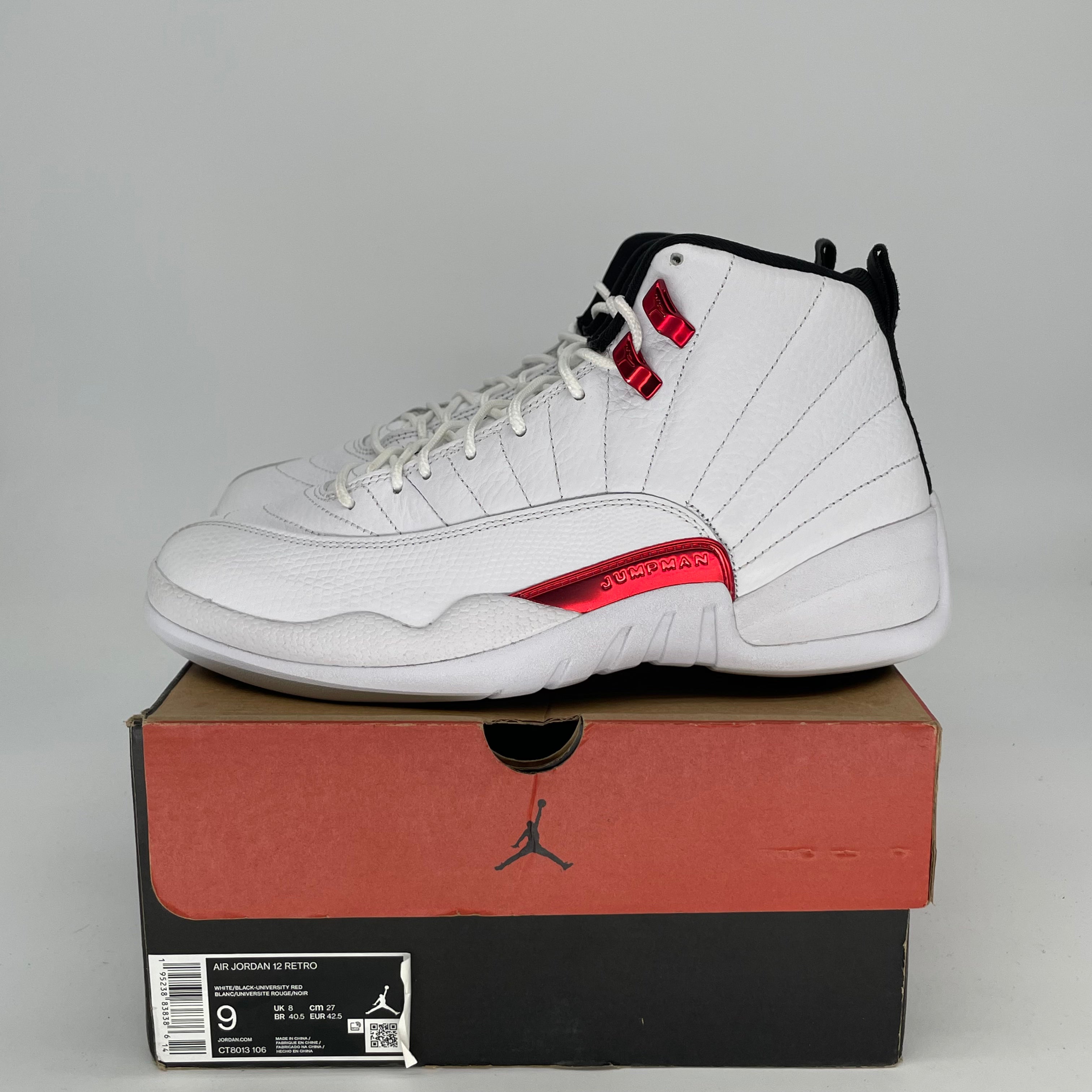 AIR JORDAN 12 TWIST Basketball Shoes Men's Size 9/10.5W Retro Style CT8013-106 - Perfect for Streetwear, Sneaker Collection & Casual Sports Fashion
