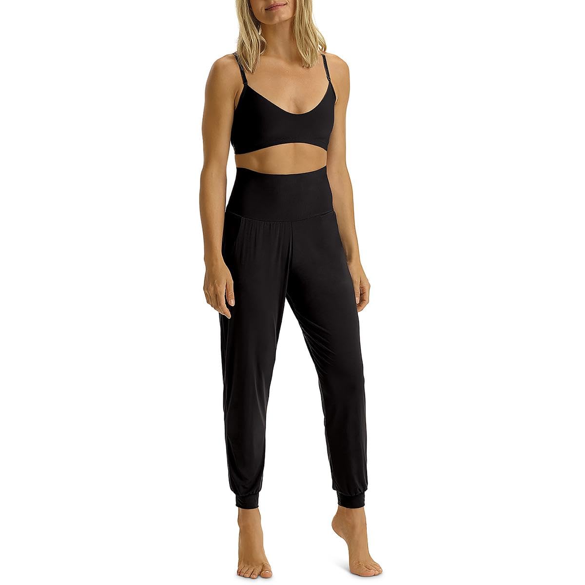 Commando Butter Full-Length Jogging Pants for Women - Soft Stretchy Comfortable Workout Leggings - Perfect for Running, Yoga & Lounge Wear