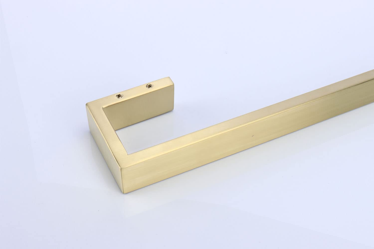 Premium SUS304 Stainless Steel Towel Bar - Heavy Duty 30 Inch Wall Mounted Bath Towel Rack with Square Base, Brushed Gold Finish for Bathroom & Spa - Perfect for Hanging Bath Towels, Robes, and Hand Towels in Luxury Homes, Hotels, and Resorts