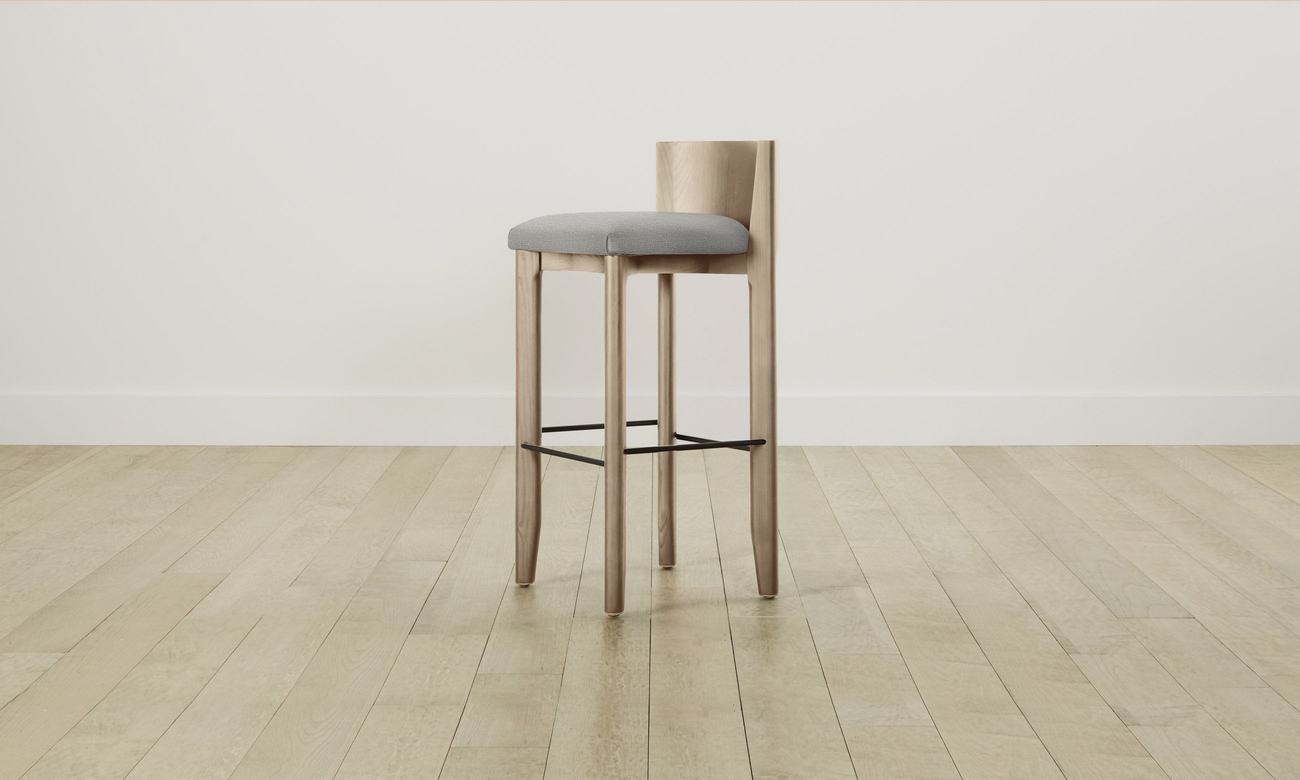 Premium Delancey Bar & Counter Stool - Performance Woven Chenille Fabric, Water-Resistant & Durable - Perfect for Kitchen Islands, Home Bars & Modern Dining Areas