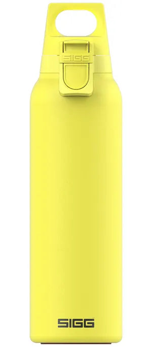 SIGG Hot & Cold ONE 0.55L Light Ultra Lemon Water Bottle - Insulated Stainless Steel Thermos for Coffee, Tea & Drinks - Perfect for Hiking, Gym & Office Use