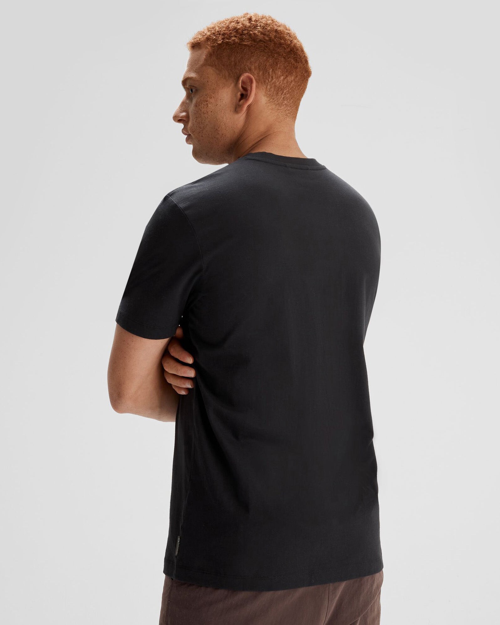 Premium Men's Organic Cotton T-Shirt - Soft & Breathable Black Crew Neck Tee for Casual Wear, Gym & Everyday Comfort