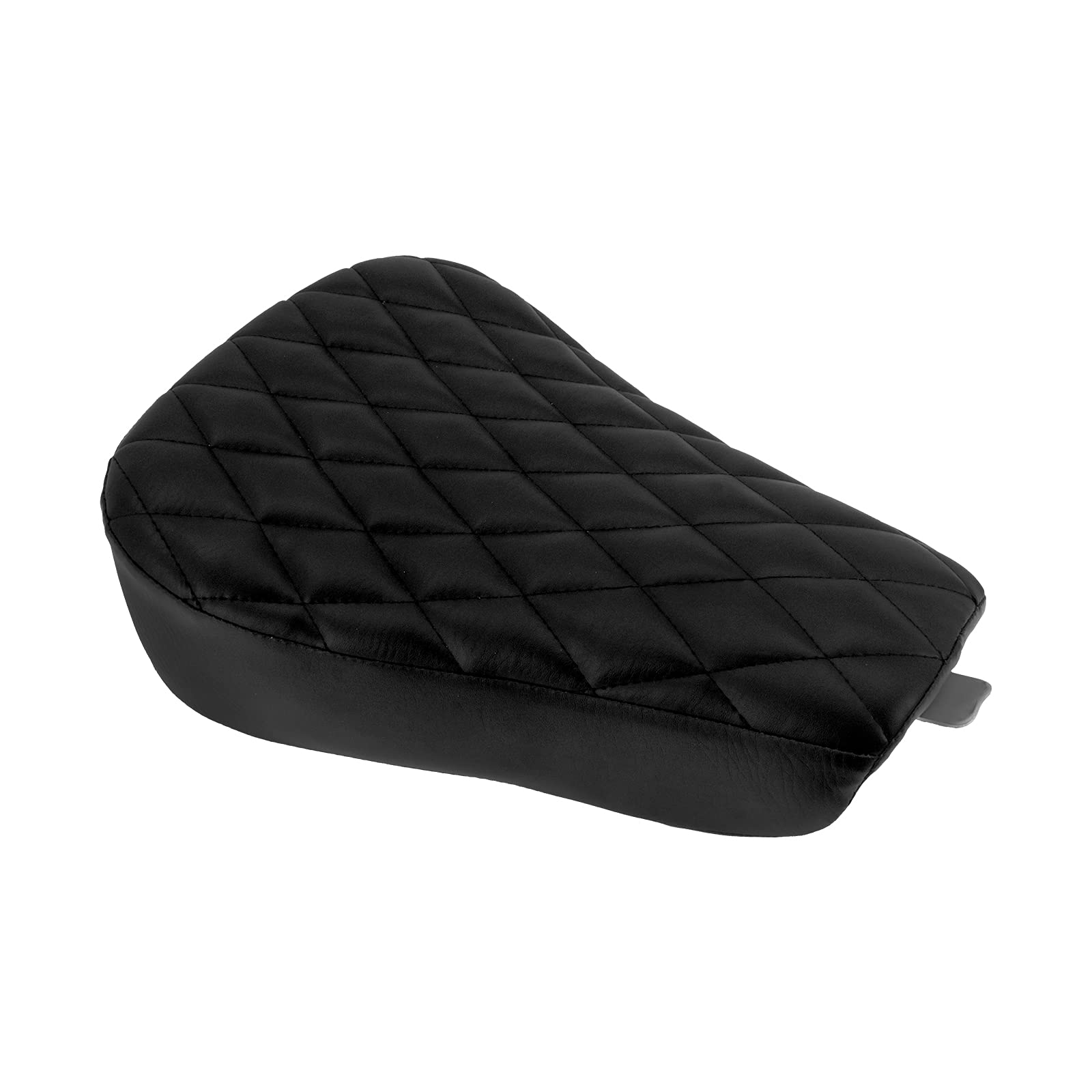 YHMTIVTU Front Driver Solo Seat Cushion Pad with Diamond Stitching - Compatible with Harley Sportster XL 48/72/1200X/1200V (2004-2015 Models) - Comfortable Motorcycle Seat Upgrade for Long Rides & Cruising