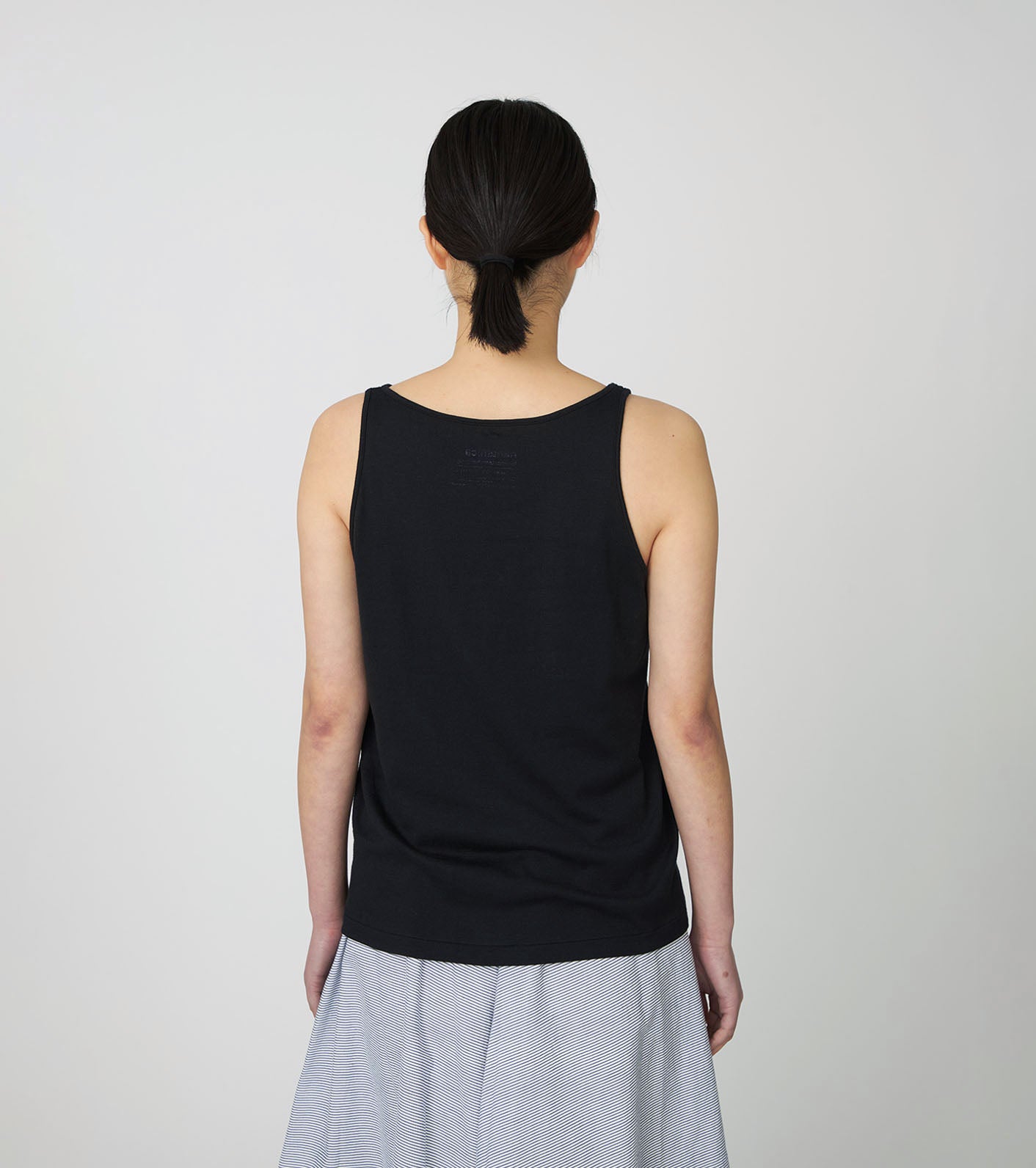 Nanamica Loopwheel Coolmax Jersey Camisole - Breathable Black Women's Top for Yoga, Running & Casual Wear