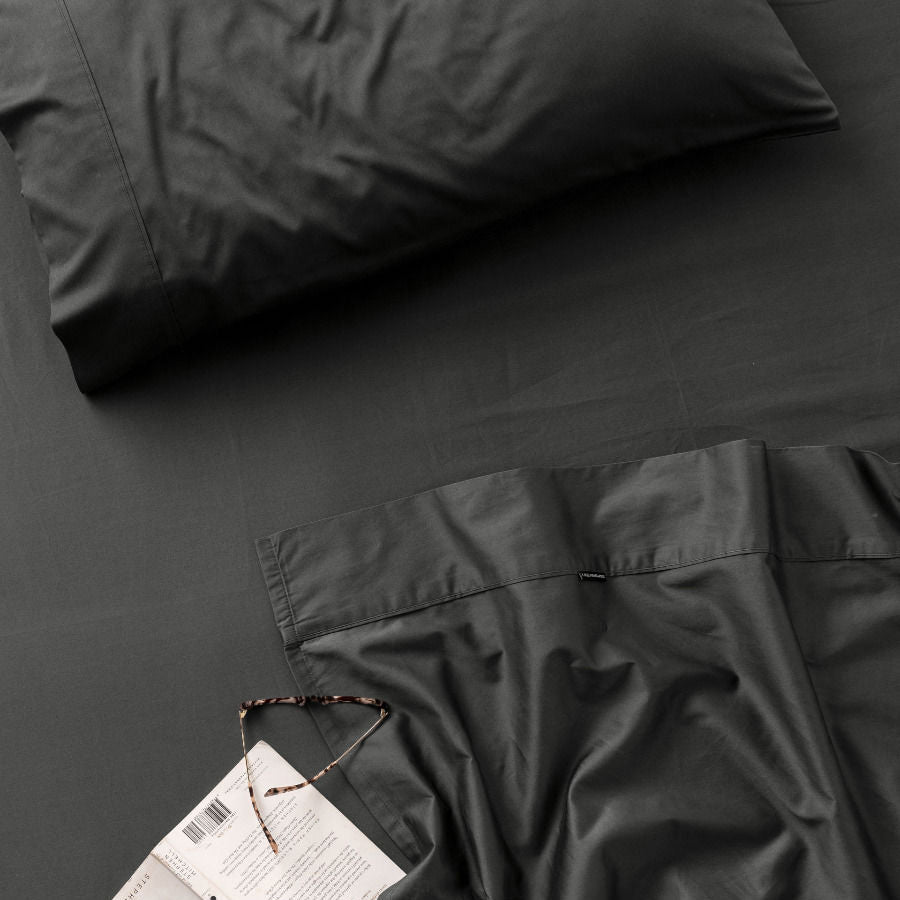 Augusta 100% Cotton 500 Thread Count Sheet Set | Super King Size (50cm) | Luxury Bedding for Hotels, Guest Rooms & Master Bedrooms