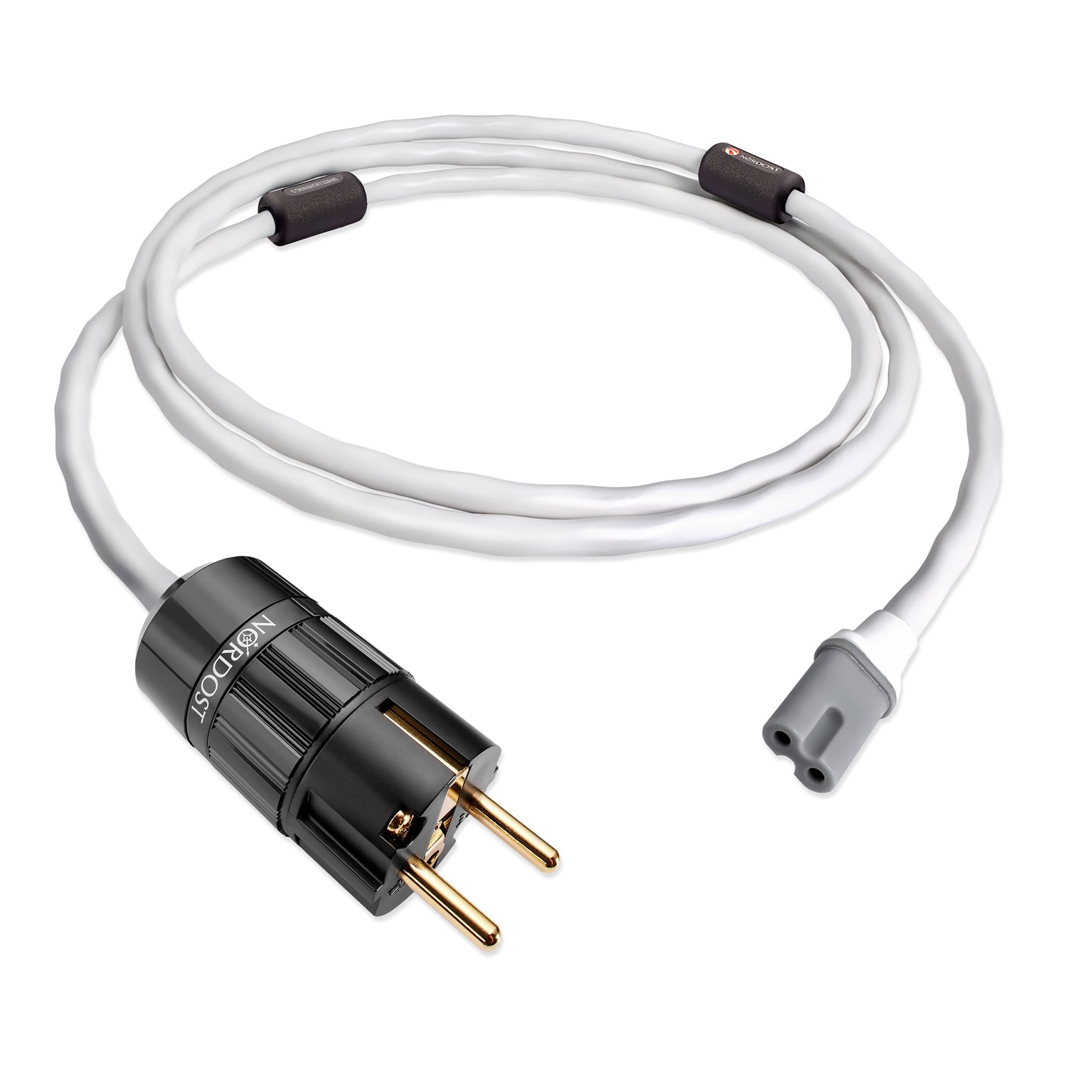 Nordost Leif 3 White Lightning 3 Power Cord - Premium Audio Power Cable for Hi-Fi Systems & Home Theater Setup