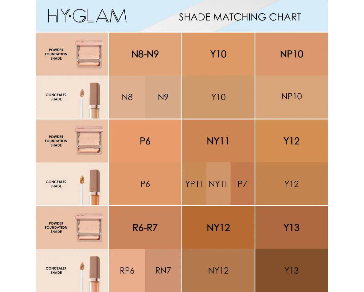 HY GLAM Powder Foundation - Long Lasting Matte Finish, Oil Control & Full Coverage Makeup for Flawless Skin | Perfect for Daily Wear, Special Occasions & Photography