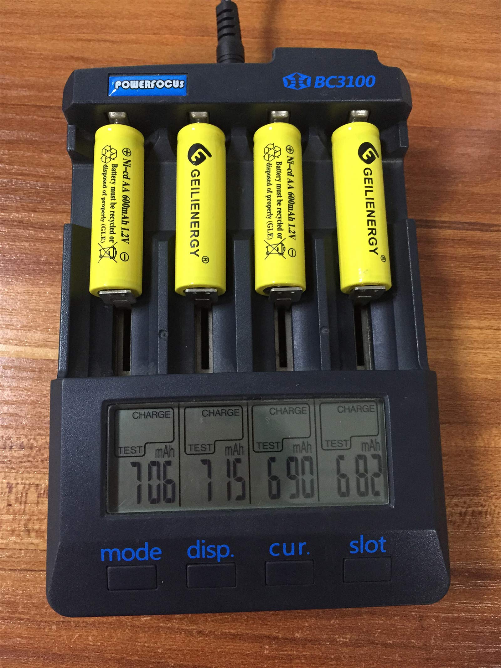 600mAh 1.2V NiCd Rechargeable AA Batteries (24-Pack) - for Solar Lights, Garden Lights, Remote Controls, Computer Mice - Long Lasting Power for Outdoor & Indoor Use