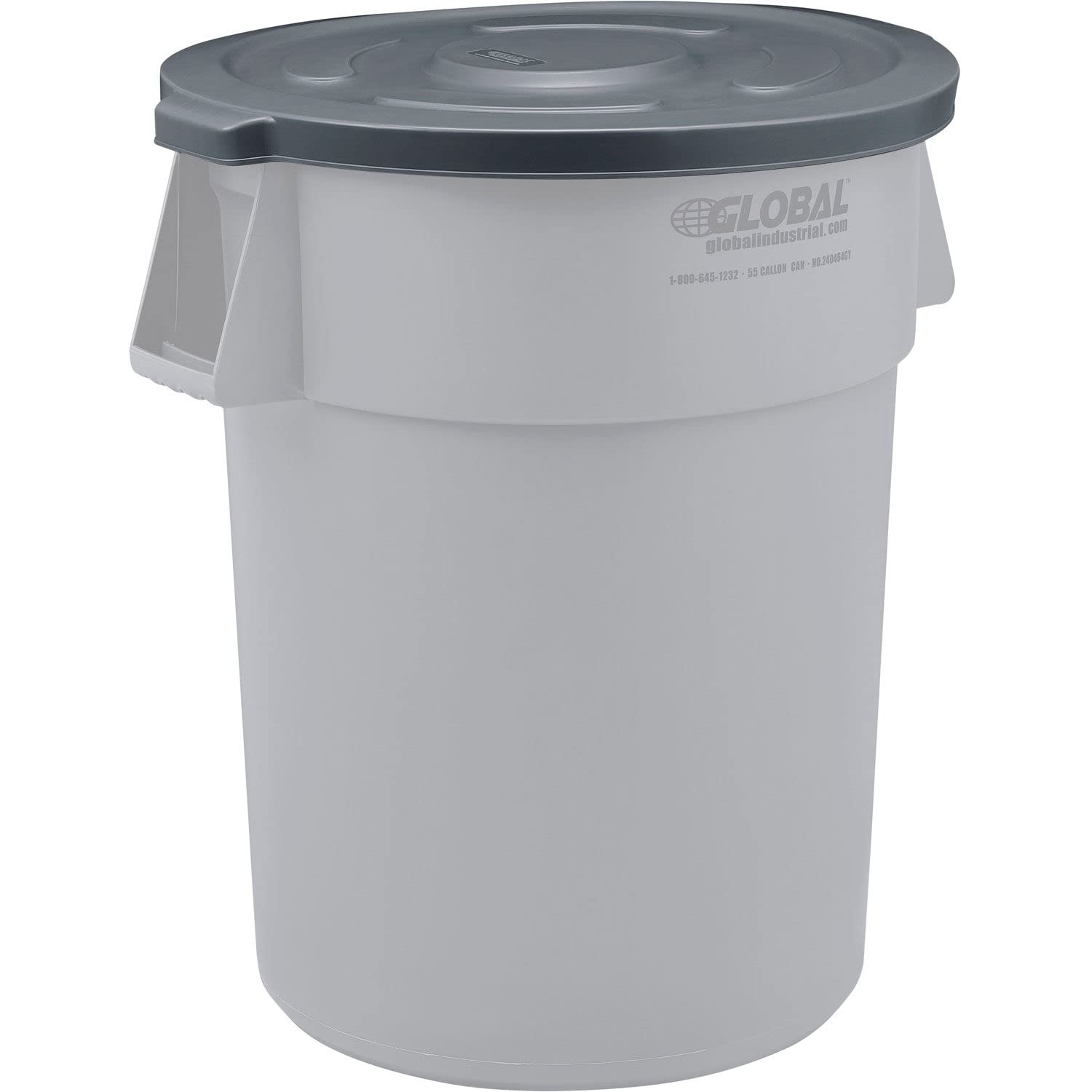 55 Gallon Trash Can Lid - Heavy Duty Garbage Bin Cover for Industrial & Outdoor Use - Fits Standard 55 Gallon Drums - Perfect for Warehouses, Factories & Commercial Spaces