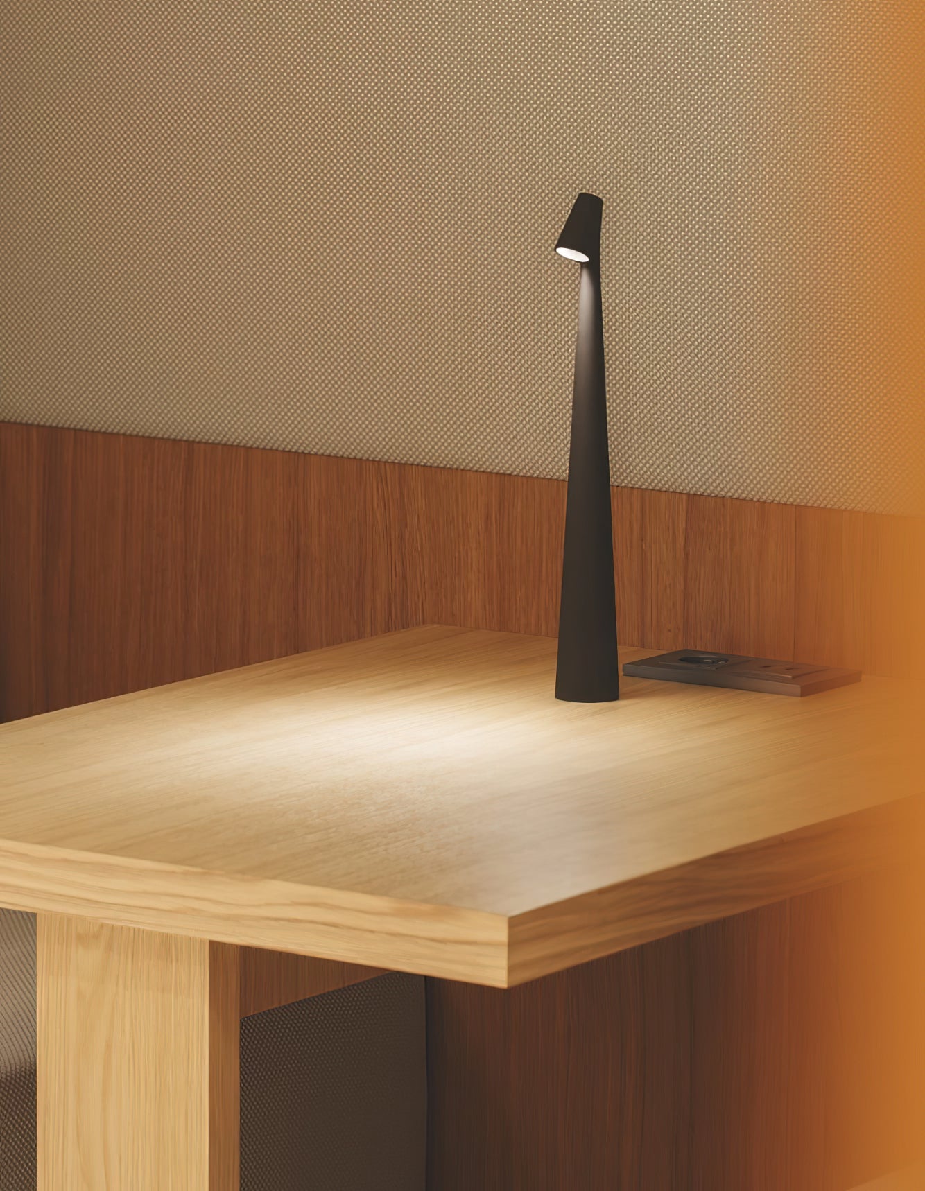 Portable African Table Lamp - Handmade Wooden Night Light for Bedroom, Living Room, or Office Decor - Perfect for Reading, Relaxing, and Creating Ambiance