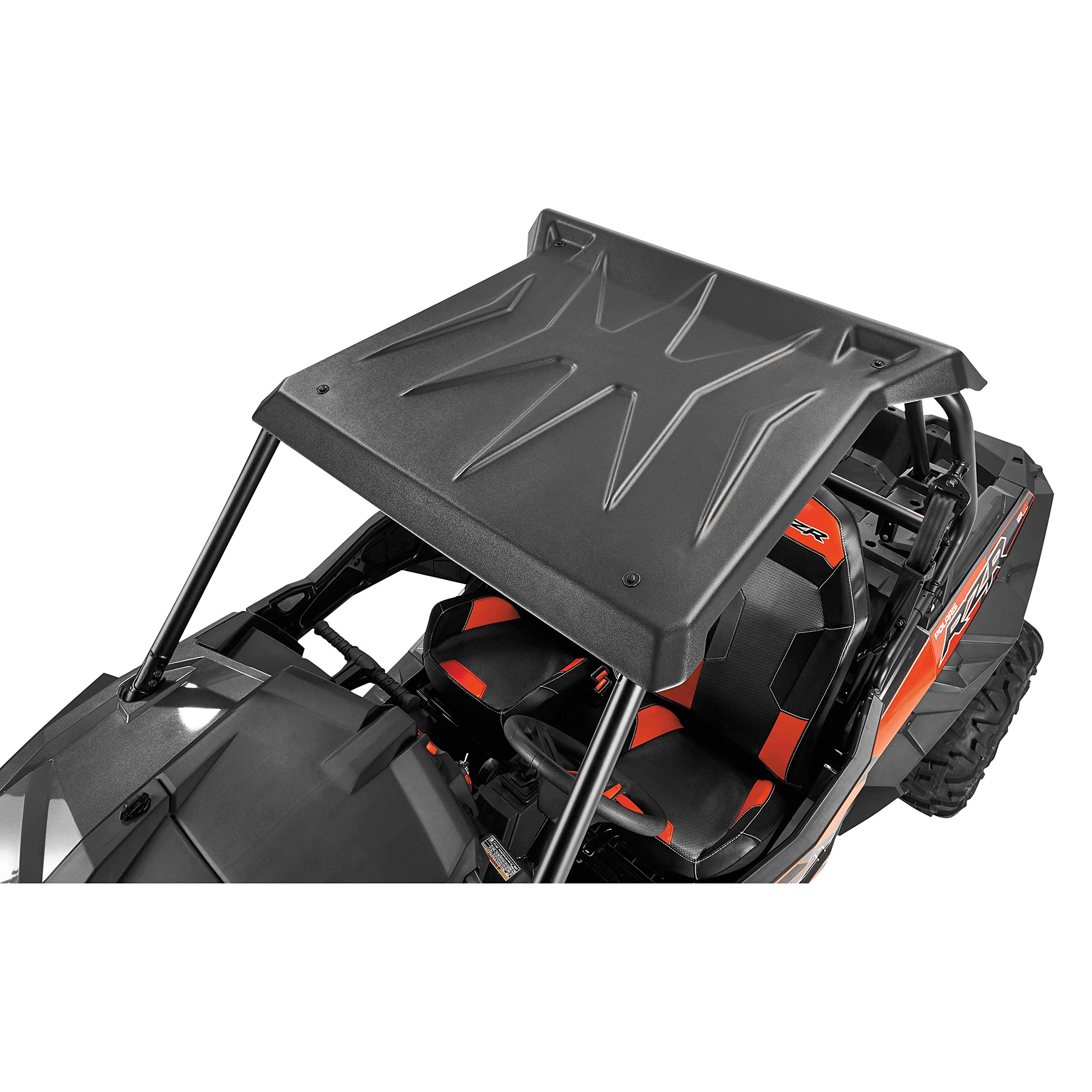 Quadboss One-Piece UTV Roof - Durable Polyethylene Hard Top for Polaris RZR, Can-Am Maverick - All-Weather Protection for Off-Road Adventures & Trail Riding