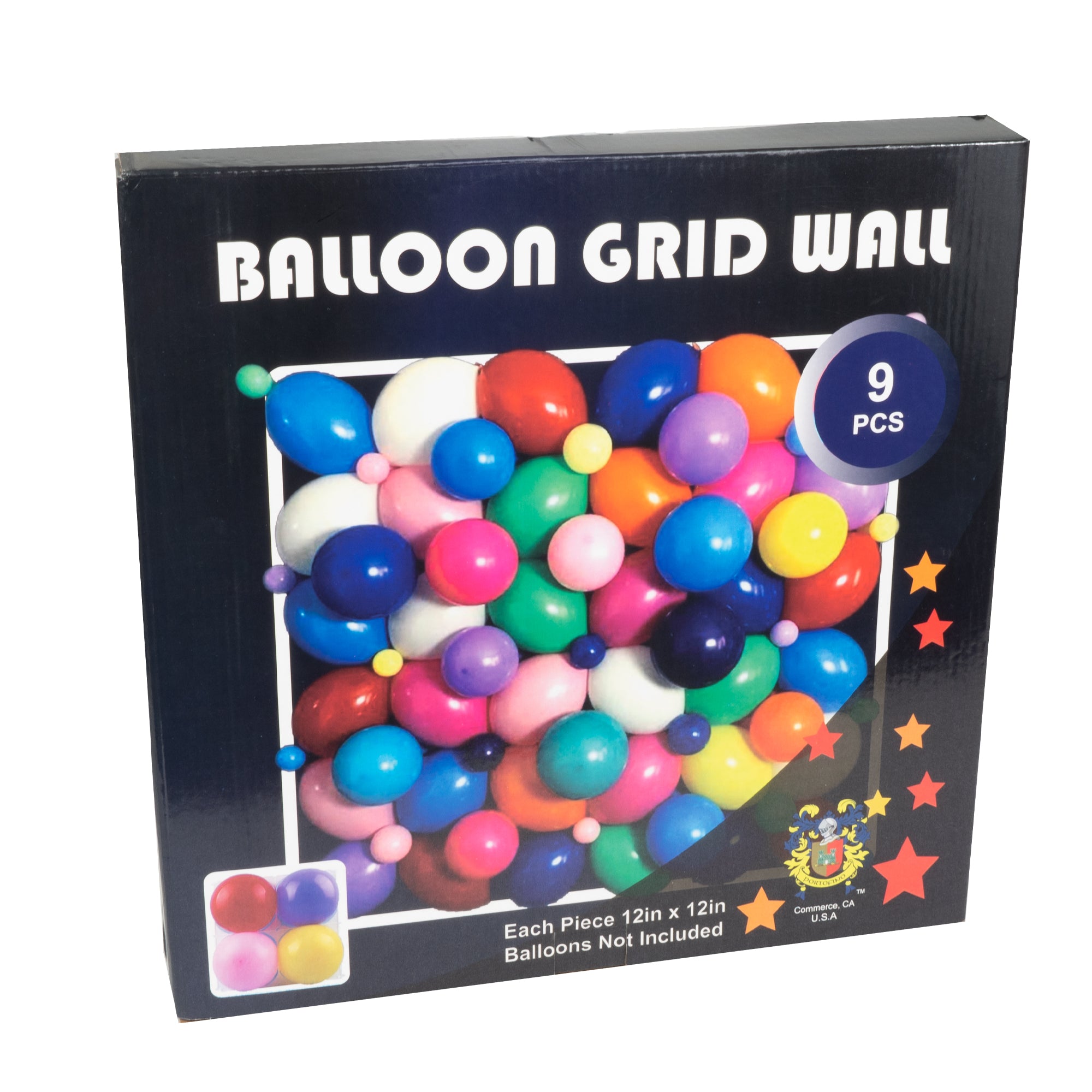 9-Piece Balloon Wall Grid Kit - 12x12 Feet Decorative Backdrop for Parties, Weddings & Events | Perfect for DIY Decorations & Photo Booths