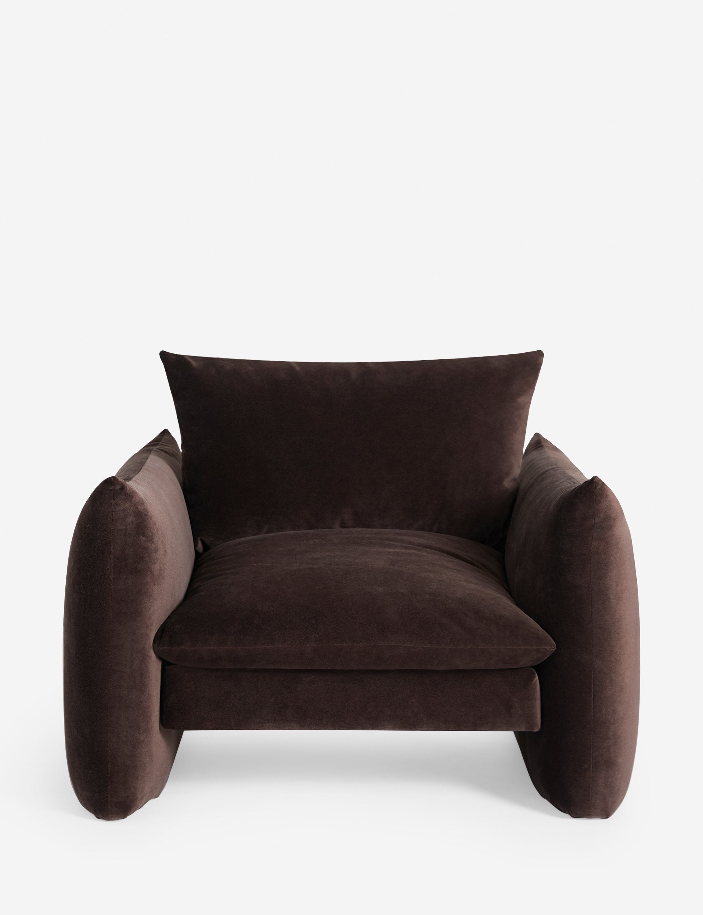 Stylish Banks Accent Chair - Modern Upholstered Lounge Chair for Living Room, Bedroom & Office - Comfortable Reading Chair with Sturdy Wooden Legs
