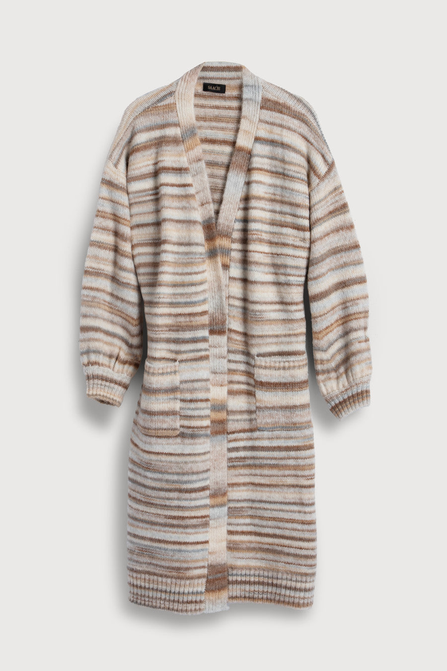 Stylish Horizontal Striped Long Cardigan Sweater for Women - Perfect for Fall Layering & Casual Outfits