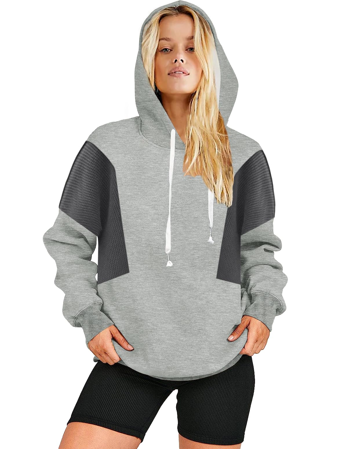 SAUKOLE Women's 2023 Fashion Fall Oversized Sweatshirt - Long Sleeve Y2K Hoodie & Sweater Top for Teen Girls | Casual Streetwear, College Outfits, Loungewear