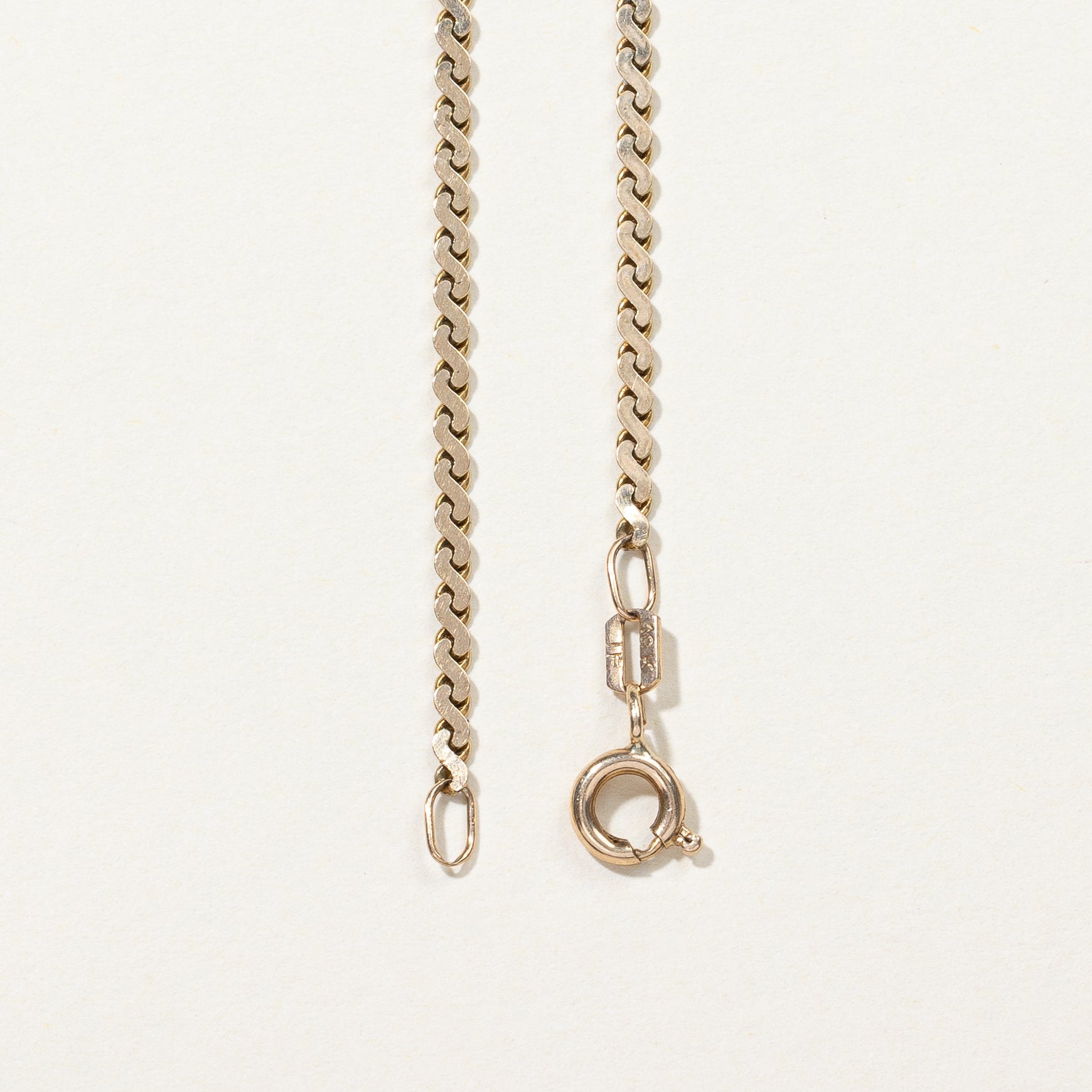 10K Yellow Gold S-Link Chain Necklace - 22 Inch Solid Gold Rope Chain for Men & Women - Perfect for Layering, Gifts, and Everyday Wear