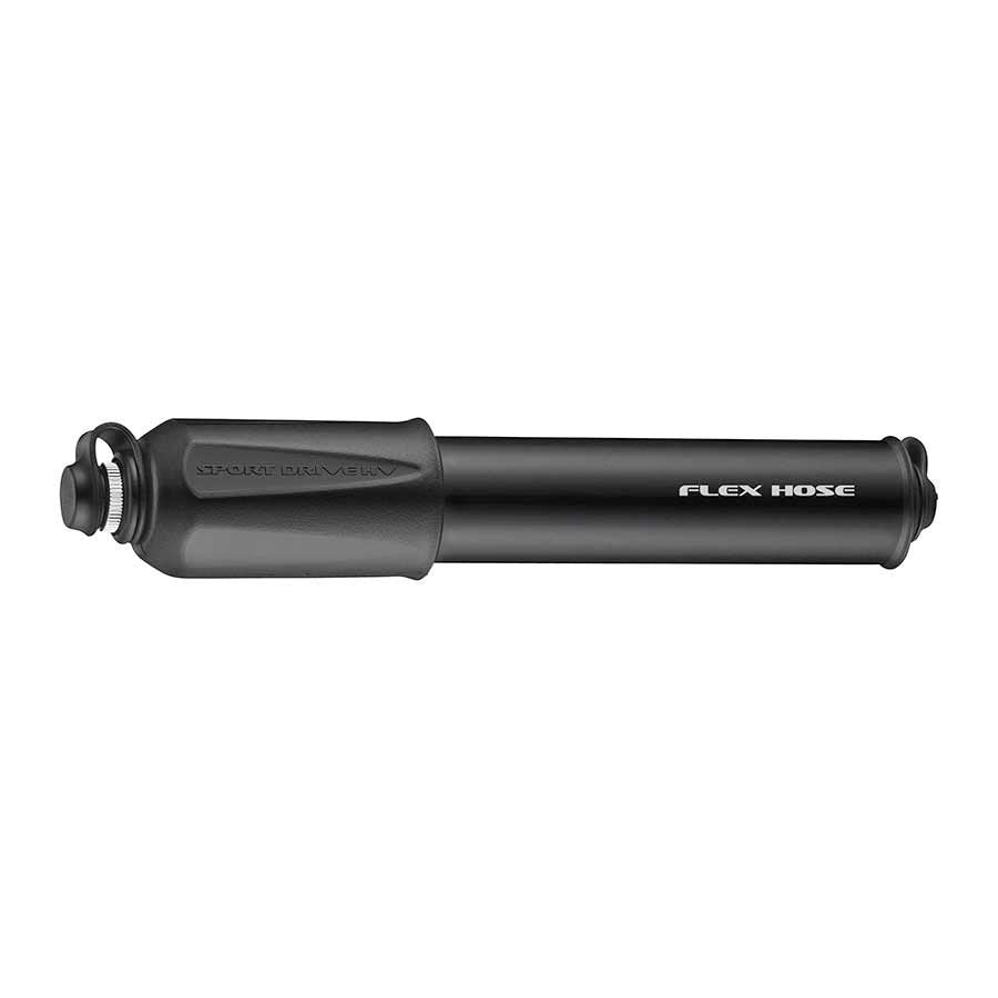 Lezyne Sport Drive HV Compact Bike Pump - High Volume Hand Pump for MTB, Road Bikes & E-Bikes - Perfect for Trailside Repairs & Emergency Inflation