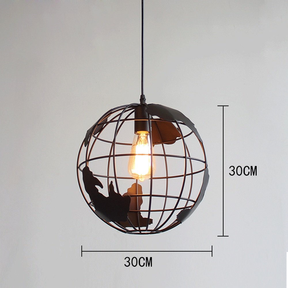 Modern Nordic LED Chandelier - Creative Earth Pendant Light with Metal Iron Design for Living Room, Bedroom & Staircase | Elegant Home Villa Ceiling Lighting Fixture | Perfect for Dining Areas, Hallways and Entryway Decor