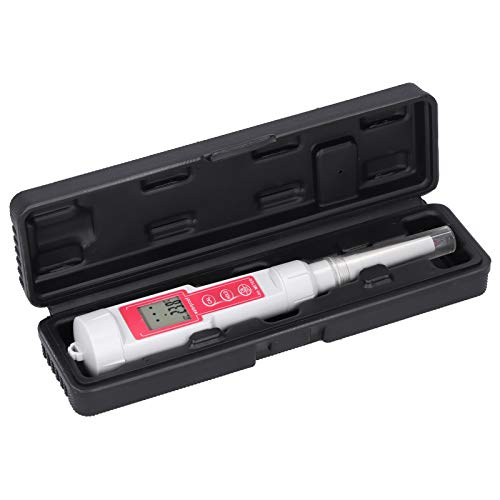 Digital PH Meter - Portable Soil & Food PH Tester Pen for Fruits, Dough, Liquids | Accurate Home & Garden Water Quality Testing Tool for Hydroponics, Aquariums, Cooking & Baking
