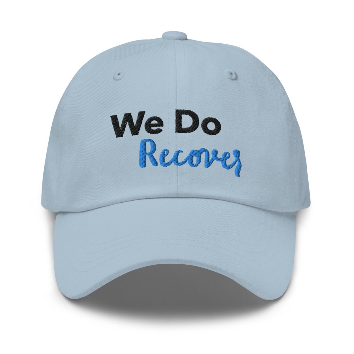 We Do Recover Dad Hat - Lightweight Cotton Sobriety Hat for Men & Women - Celebrate Recovery & Support Community - Perfect for AA Meetings, Sober Events & Everyday Wear