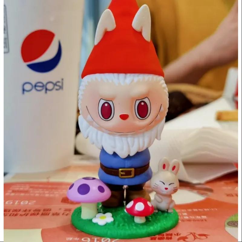 Labubu THE MONSTERS Gardener Dwarf Collectible Figure - Limited Edition Vinyl Art Toy for Home Decor, Office Display & Anime Collection