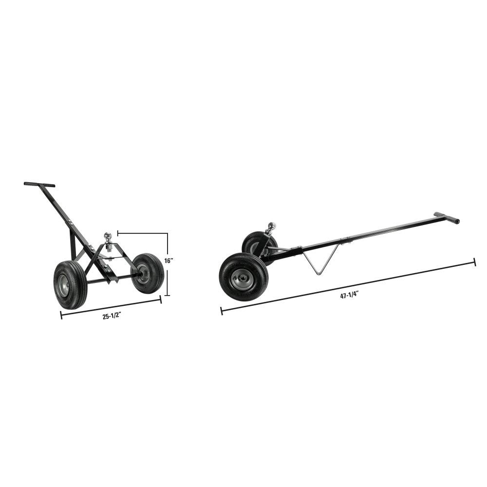Extreme Max 5001.5766 Heavy Duty Trailer Dolly - 600 lbs Capacity for Easy Trailer Moving | Perfect for Boat, RV & Utility Trailers
