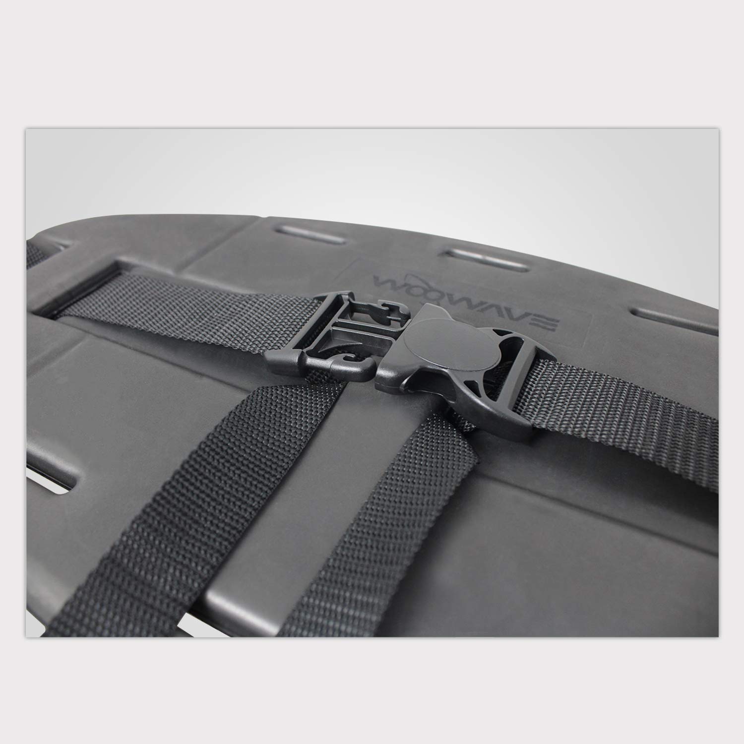 **WOOWAVE Adjustable EVA Kayak Backrest - Comfortable Padded Lumbar Support with EZ Clips for Canoe & Surfing - Perfect for Kayaking, Fishing, and Water Sports**    *(场景: Ideal for long paddling sessions, fishing trips, or recreational water activities to reduce back fatigue and enhance comfort.)*