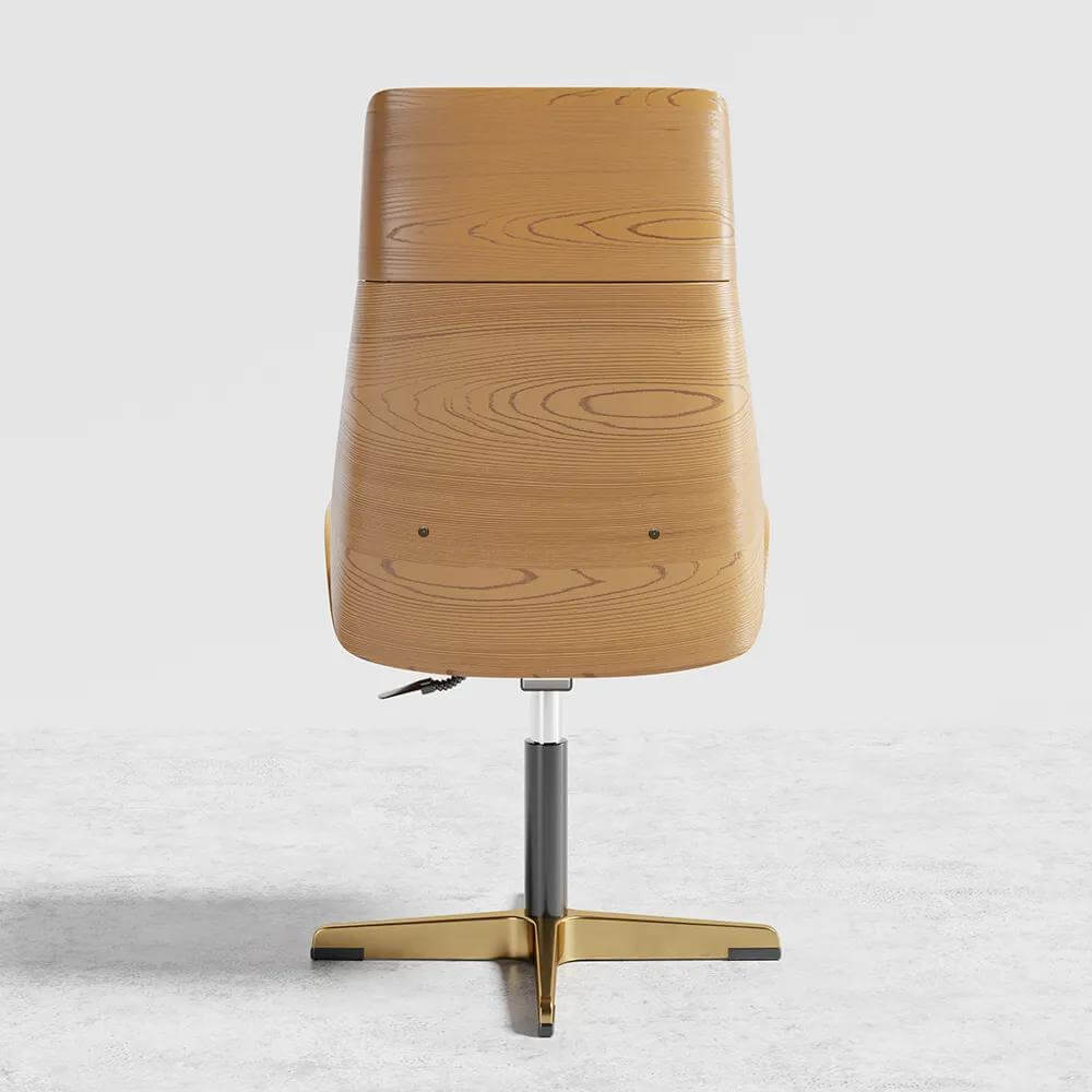 Premium Leather Modern Home Office Chair - Ergonomic High Back Executive Desk Chair with Lumbar Support - Perfect for Working from Home, Gaming & Conference Rooms