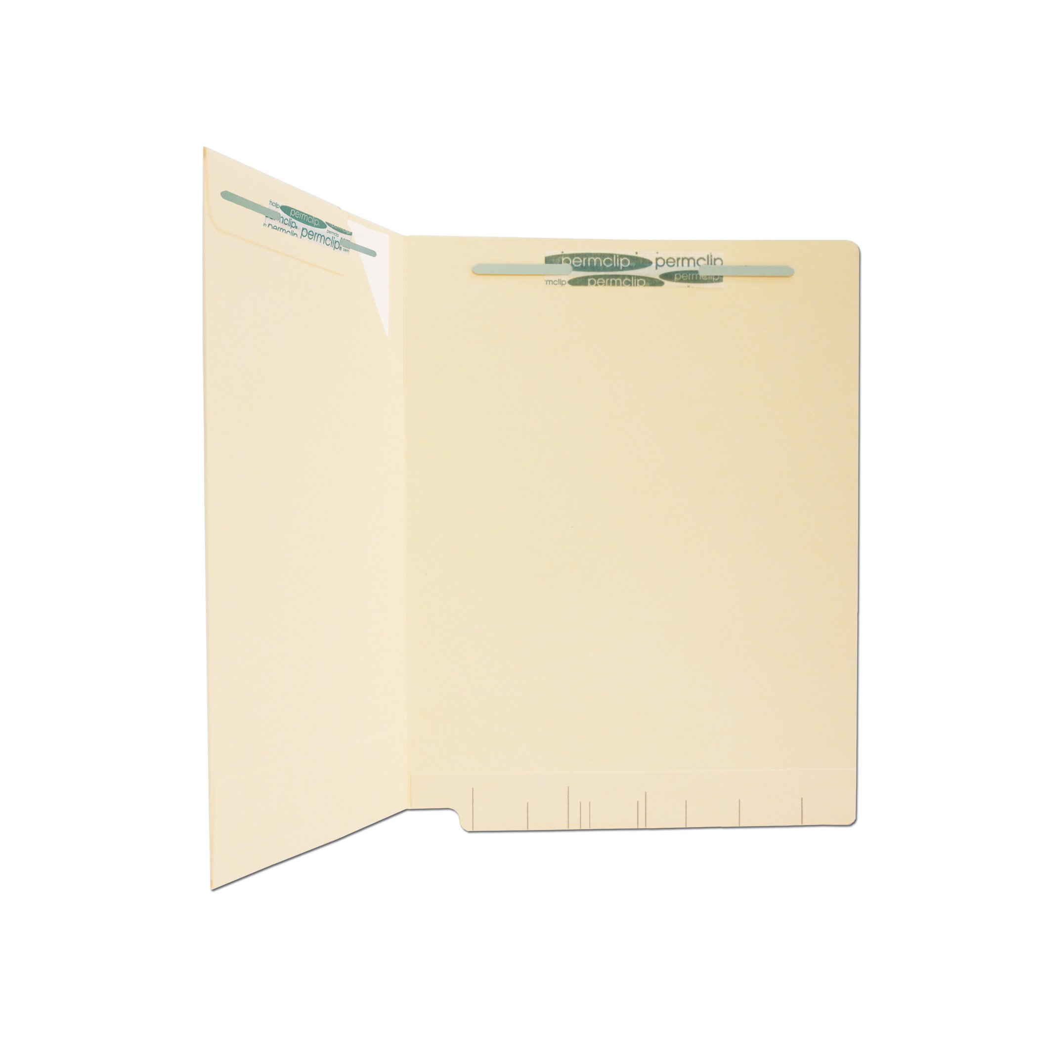 Medical Arts Press Match End Tab Folders with Full Corner Pocket & 2 Permclip Fasteners - 50/Box - Perfect for Office Organization, Medical Records & Document Filing