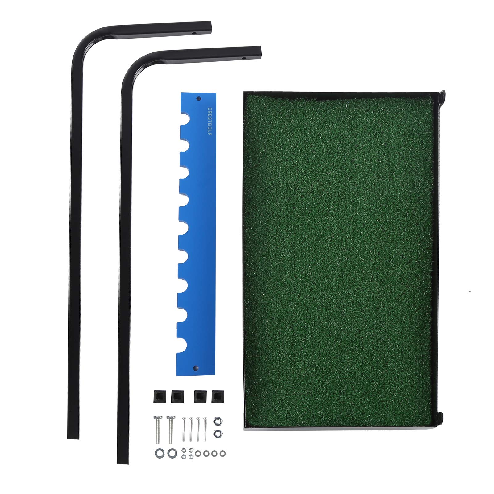 Keenso Golf Club Organizer - 9 Hole Steel Golf Club Storage Rack Holder | Perfect for Home, Garage & Golf Course Organization | Durable Golf Accessory for Easy Club Storage & Display
