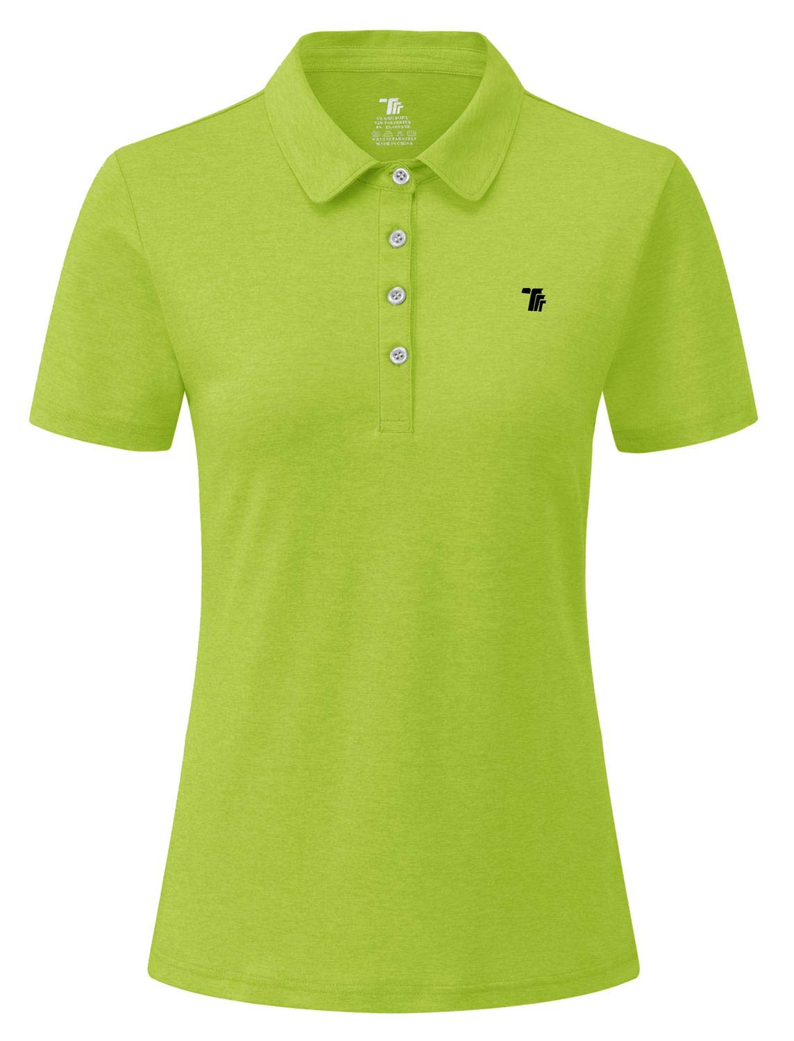 Rdruko Women's Moisture Wicking Golf Polo Shirt - Breathable Quick Dry Short Sleeve Collared T-Shirt for Sports & Casual Wear - Perfect for Golf, Tennis, and Outdoor Activities