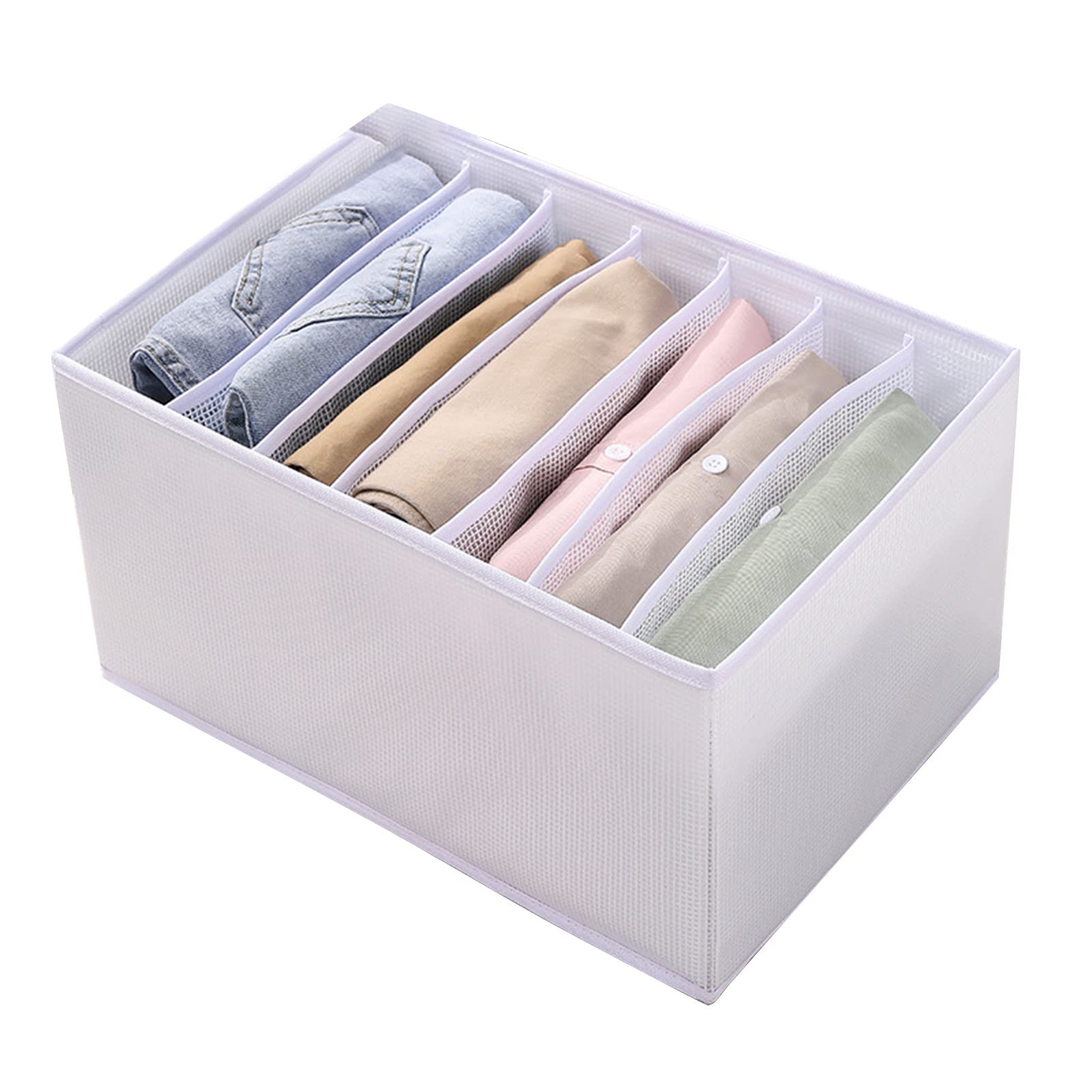 Elastic PVC Storage Basket - Multi-layer Clothes Organizer for Home & Wardrobe