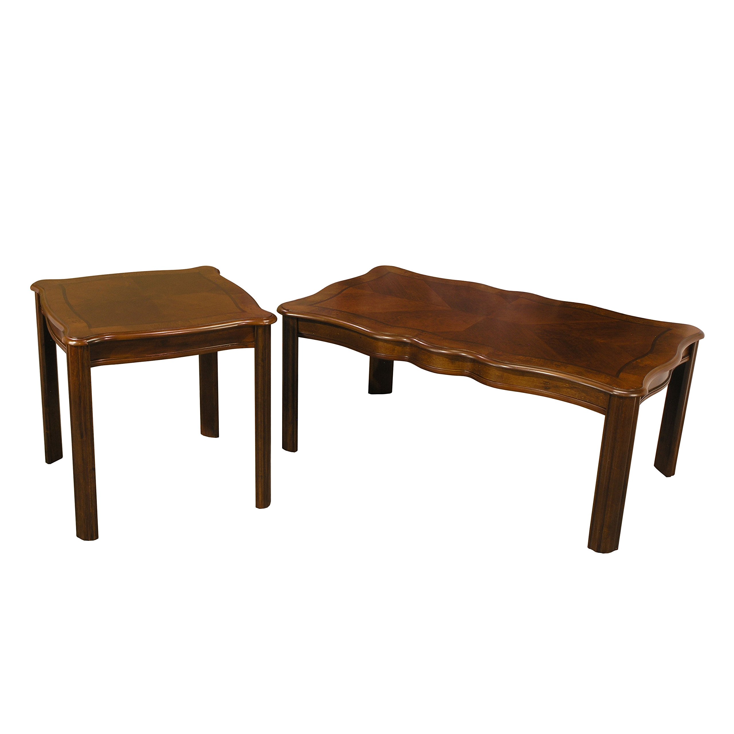 Traditional Coffee Table and Accent Table Set - Modern Living Room Furniture for Home Decor, Entertainment & Relaxation
