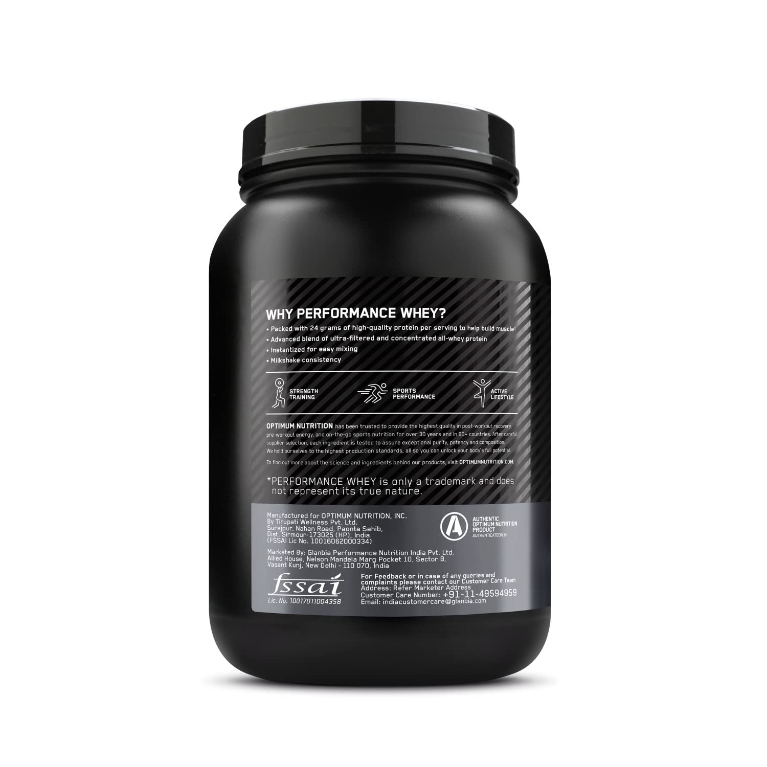 Optimum Nutrition Performance Whey Protein Powder - 24g Protein, 5g BCAA, Chocolate Flavor, 1kg for Muscle Recovery & Post-Workout - Ideal for Athletes, Gym Enthusiasts & Fitness Lovers