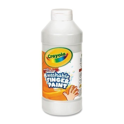 Wholesale Case of 20 - Crayola Washable Finger Paint | Non-Toxic, Safe for Kids, 16oz Bottles | Perfect for Classroom Art Projects & Home Crafts