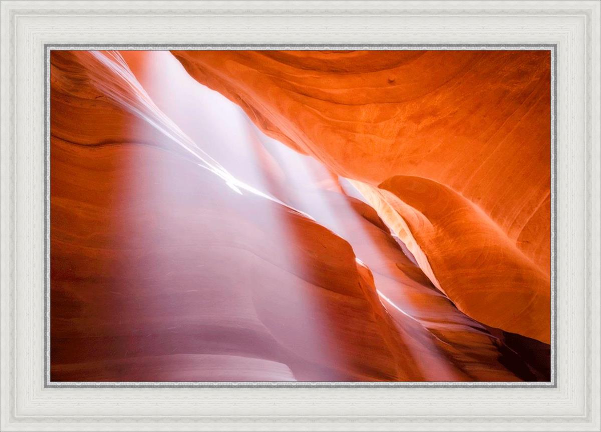 Stunning Antelope Canyon Light Shafts Wall Art - Natural Sunbeam Photography Print for Home & Office Decor - Perfect for Living Rooms, Bedrooms & Workspaces