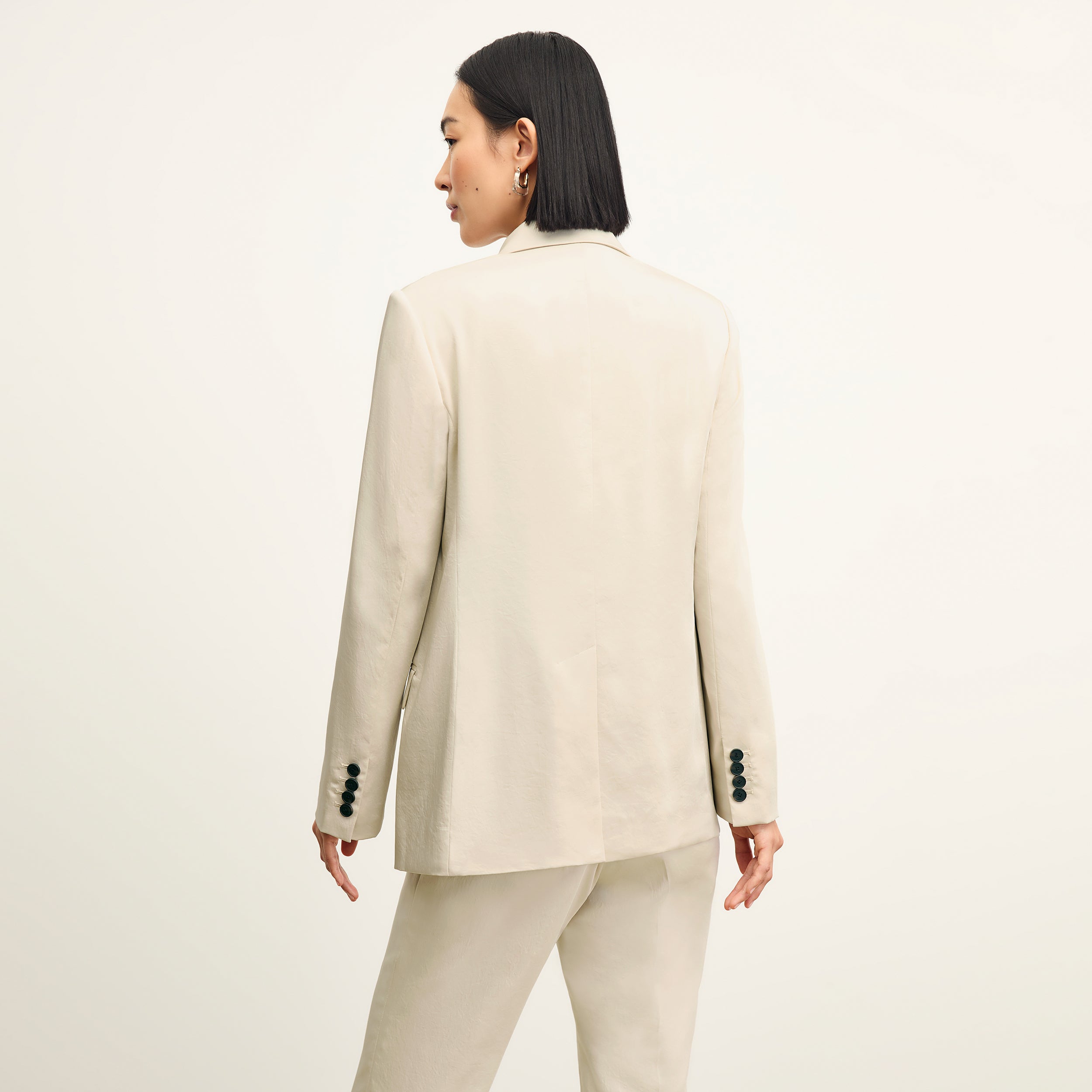 Smith Pant - Everyday Satin Pants for Women in Champagne Color | Comfortable Lounge Pants for Yoga, Sleep & Home Wear