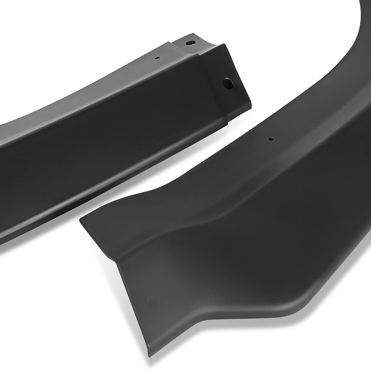 DNA MOTORING OE Style Front Bumper Lip with Side Canards for 2011-2014 Dodge Charger SRT | Matte Black Finish | 2-PU-568 | Enhances Aerodynamics & Sporty Look for Street Racing & Car Shows