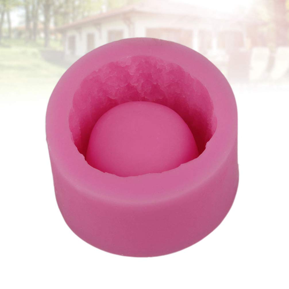 Exceart Silicone Fondant Molds - 3D Tree, Flower Pot & Candy Molds for Soap Making, Epoxy Resin Crafts, Concrete Decor & Fudge - Reusable Baking & DIY Craft Supplies (Pink) - Perfect for Cake Decorating, Homemade Candies & Creative DIY Projects